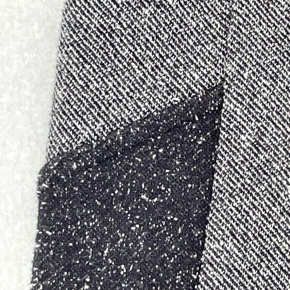 EILEEN FISHER Pants S Organic Cotton Stretch Pull On Speckle Tweed Legging Gray - Picture 8 of 16